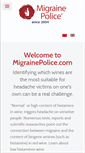 Mobile Screenshot of migrainepolice.com